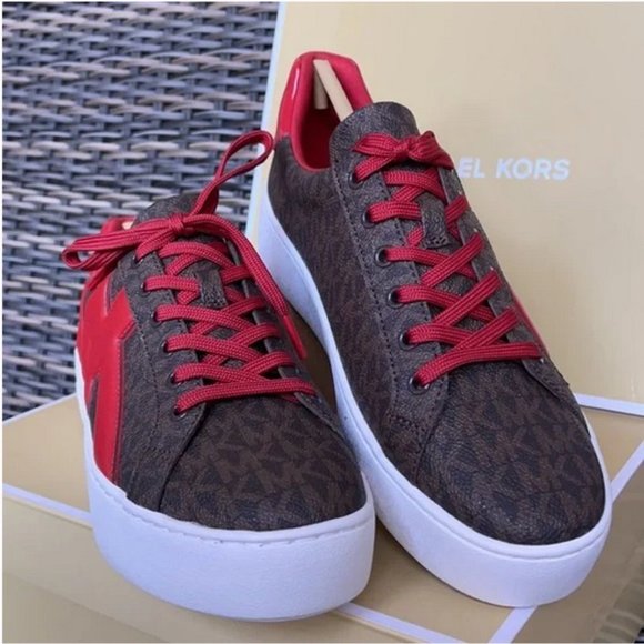 Michael Kors Poppy Lace Up MK Sig Small WMNS - Picture 9 of 16